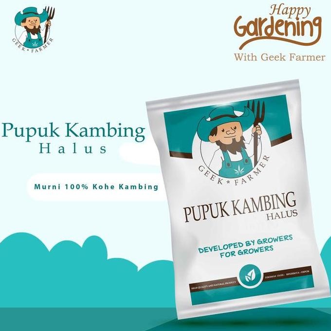 

Terlaris Geek Farmer - Pupuk Organik Kandang Kambing Halus