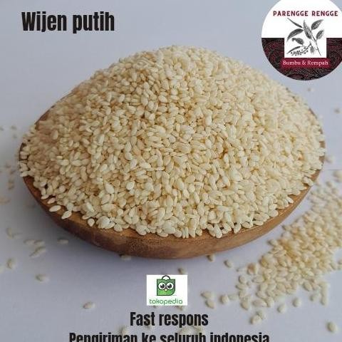 

Terlaris Wijen Putih - 1Kg / White Sesame Seed / Biji Wijen Putih