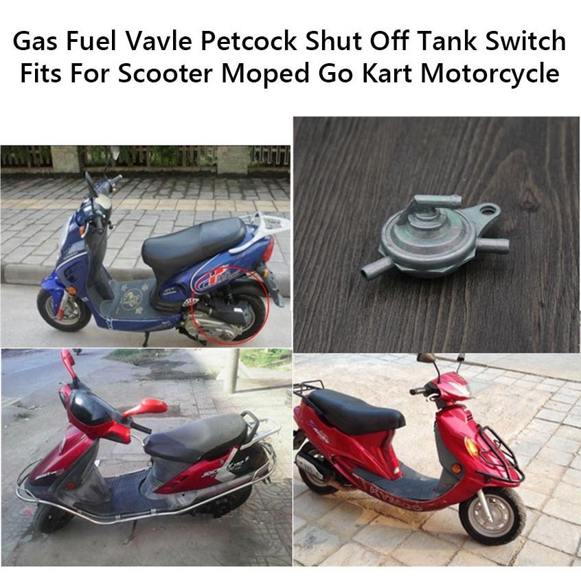 Premium 3 Ports Kran Bensin / Sakelar Tangki Bahan Bakar Skuter High Quality