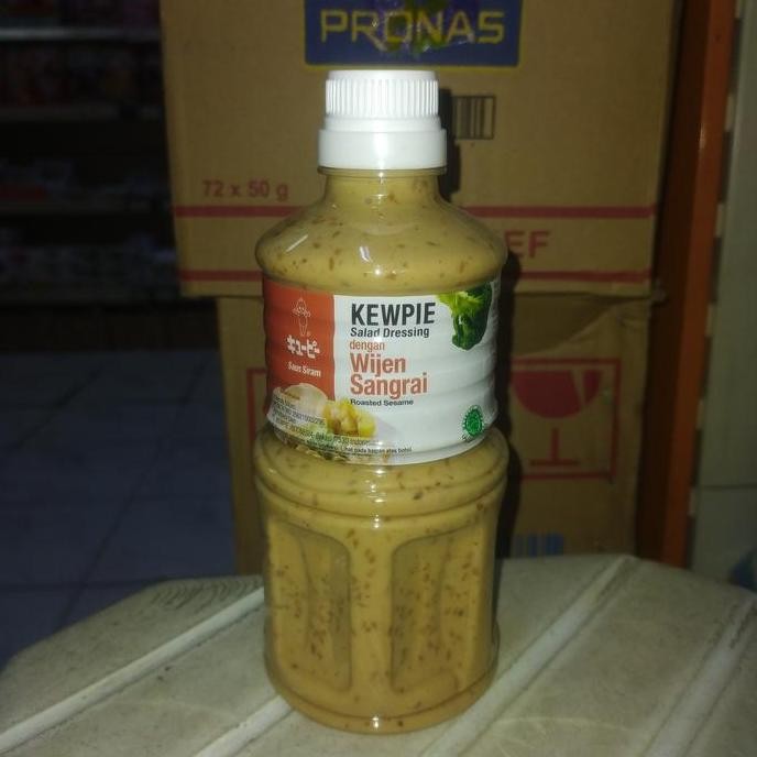 

Terlaris Kewpie Salad Dressing Saus Siram Wijen Sangrai Roasted Sesame 500Ml
