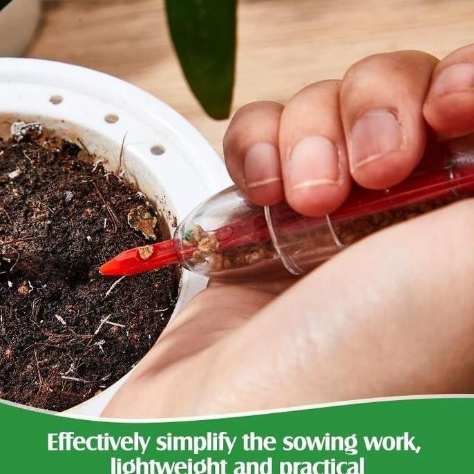 

Terlaris Hemat CodSeed Planter Mini Lat Semai Bibit Cabe Plastik Alat Tanam Biji Alat Semai Benih Kecil Alat Tanam Penabur Bibit Manual Utk Cabai/Gandum