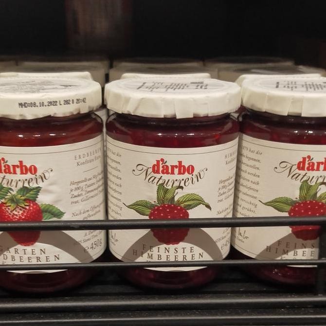 

Produk Baru!! darbo Rasberry selai jam 450gr spread