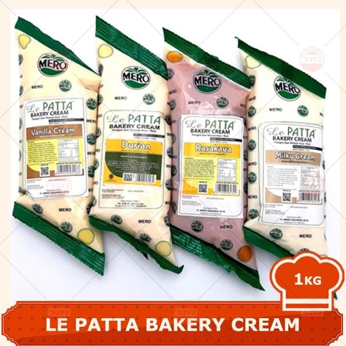 

Produk Baru!! SELAI / FILLING ISIAN LE PATTA BAKERY CREAM 1KG