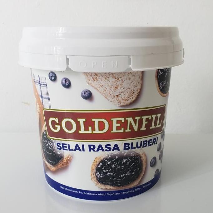 

Produk Baru!! Goldenfil Blueberry Jam 1kg Selai Buah Blueberry