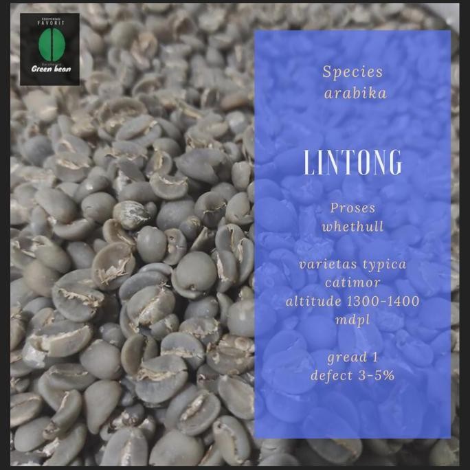 

GREEN BEAN / BIJI KOPI ARABIKA LINTONG 1KG - WETHULL TERMURAH