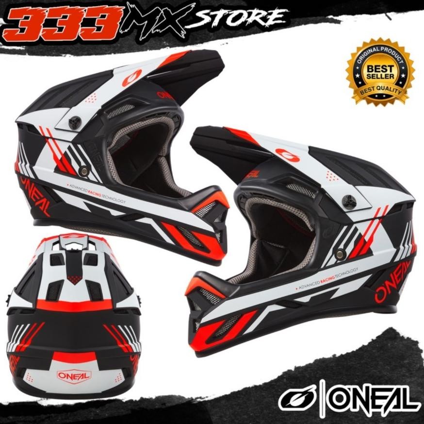 HELM ONEAL BACKFLIP STIKE 2023 MTB DOWNHILL HELM SEPEDA ONEAL BACKFLIP AST