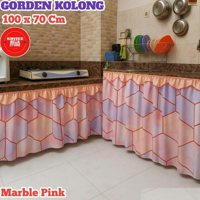 Promo Promo Pakaet Isi 1 Lusin Gorden Kolong Dapur Set Motif Keropi Free Tali