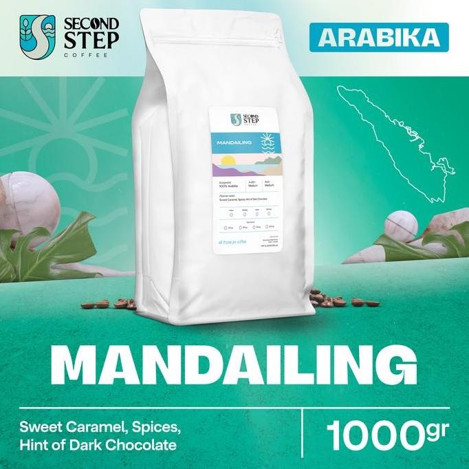 

KOPI ARABICA MANDAILING COFFEE ARABIKA ASLI TANPA GULA BIJI BUBUK COFFE BEANS 1KG TERMURAH