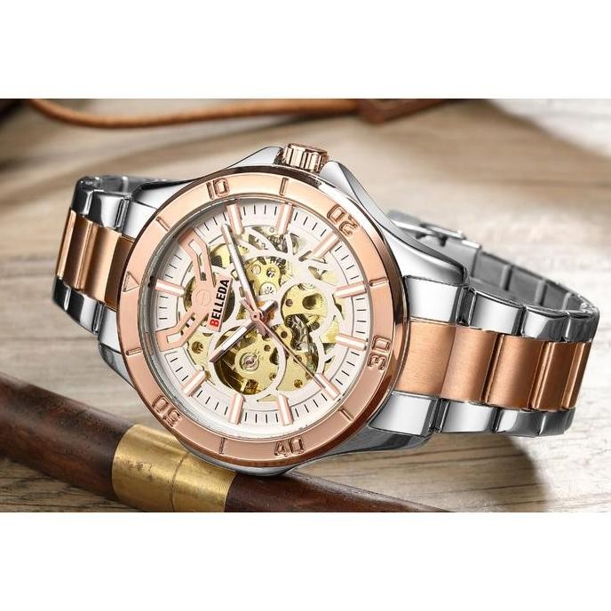 Promo Jam Tangan Belleda Promo Buy1 Get1 Belleda 9482 Jam Tangan Pria Rantai Terbaru Automatic Movem