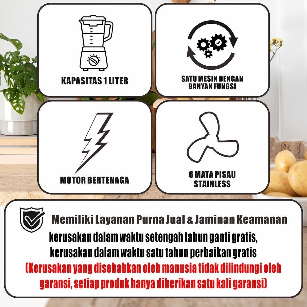 HJK COD BLENDER MURAH GUDANG KUAT UNTUK JUS BUAH NATIONAL BELENDER RINREI BERKUALITAS MESIN 4 IN 1 P