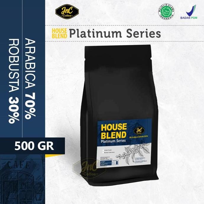 

JNC PLATINUM GRADE HOUSE BLEND 70% BIJI ARABICA 30% ROBUSTA 500GR FOR KOPI SUSU ESPRESSO TERMURAH