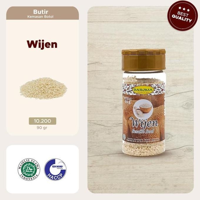 

Terlaris Wijen / Sesame Seed 50G - Baroma Bumbu Rempah