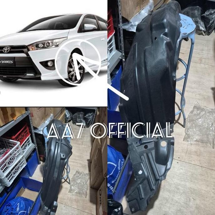 // Liner Fender Spakbor Yaris Lele 2014 2015 2016 2017 //