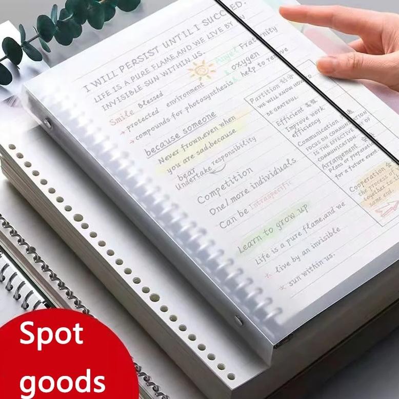 

60Sheet Replaceable Refill Loose Leaf Notebook A4 A5 B5 Spiral Binder Paper Index Writing Book Stationery Office School Supplies