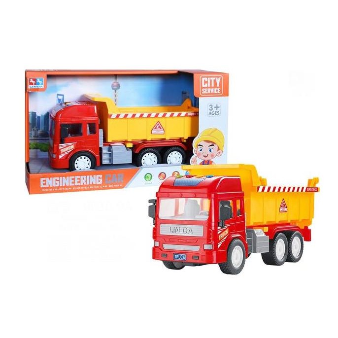 Murah City Service Engineering Mainan Truk Konstruksi/Dump Truck MMX77034 Non COD