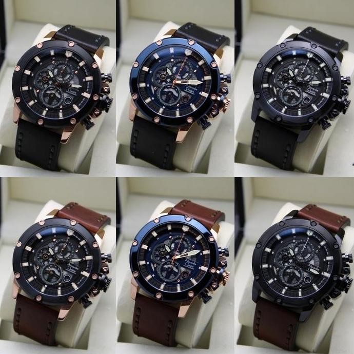 Promo Jam Tangan Pria Alexandre Christie Ac 6564 Mc / Ac6564 / 6564 Original Chronograph Tahan Air S