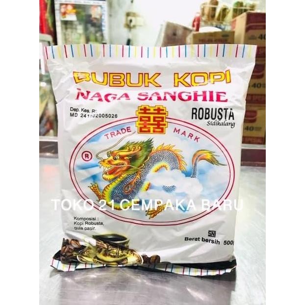 Bubuk Kopi Robusta Naga Sanghie 500 gram | Kopi Sidikalang Medan 500gr