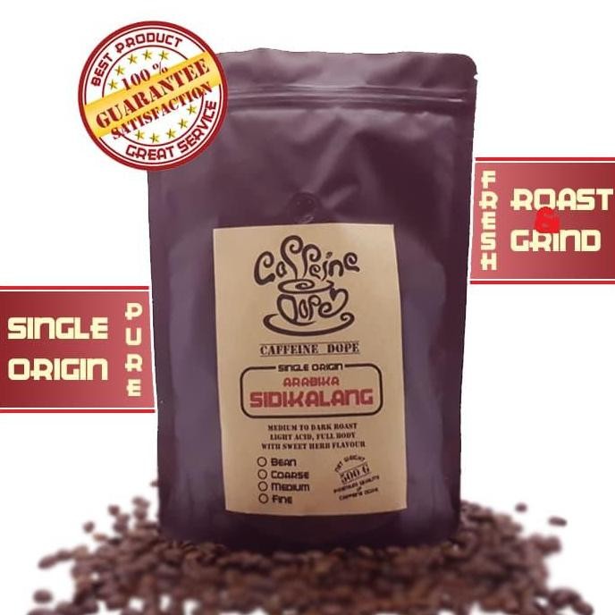 

Kopi Arabika Sidikalang 500 Gr Single Origin Bean/Biji & Ground/Bubuk