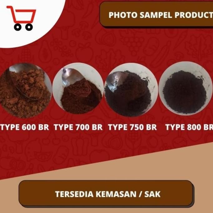 

BROMO Kakao Powder BR 700| Classic Dark Coklat 100% ASLI Cokelat Bubuk