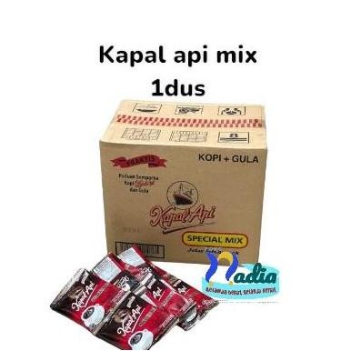 

KOPI KAPAL API SPESIAL MIX 1DUS ISI 12renceng 23gr kopi 3in1 Robusta Bubuk