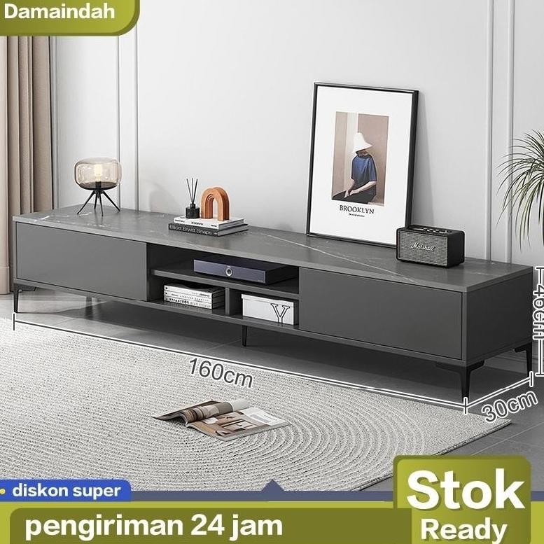 Meja TV 160cm/Rak TV/Lemari TV/Meja TV Kayu/Meja TV Minimalis Modern