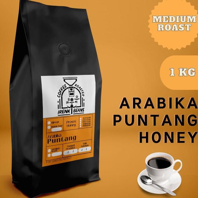 

Kopi Arabika Puntang Honey 1000g Biji Bubuk