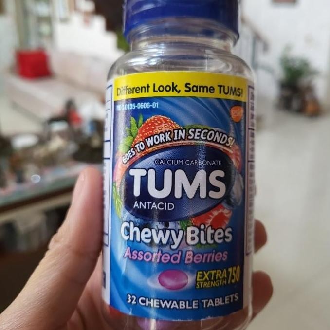 

TERMURAH - Tums Chewy Bites Extra Strength asorted Berries 32 New Look Same Tums