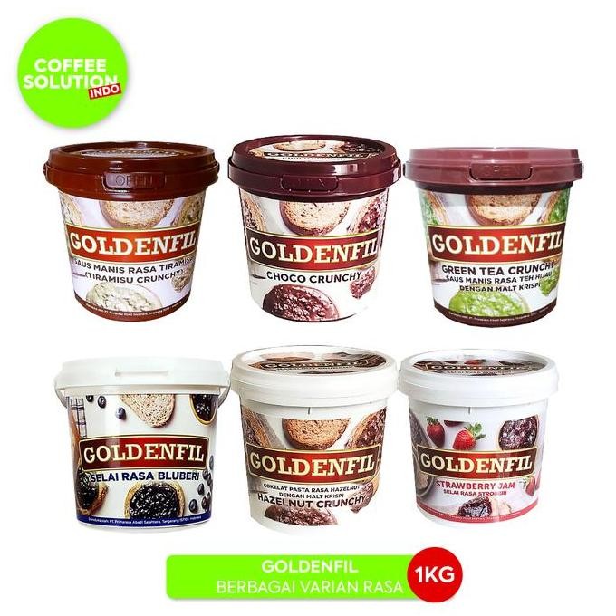 

Produk Baru!! GOLDENFIL 1 KG / SELAI, SPREAD, CRUNCHY ALL VARIANTS. TERMURAH!
