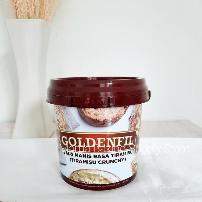 

Produk Baru!! GOLDENFIL Selai Filling Jam Kopi TIRAMISU Crunchy Goldenfil Jam 1 Kg