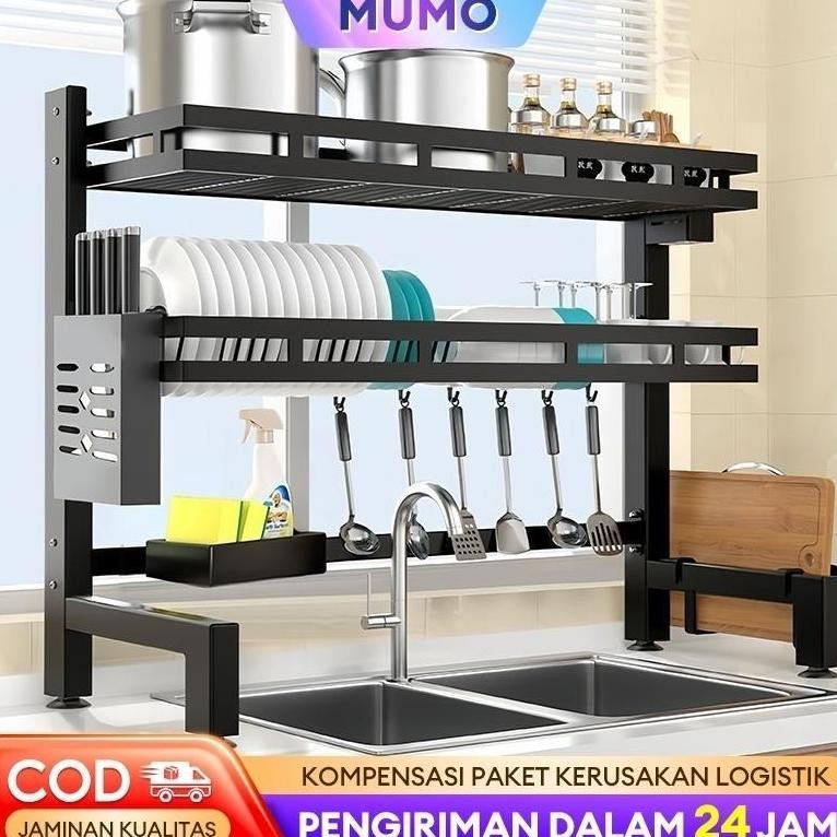 Rak Piring Wastafel Rak Wastafel Dapur Rak Cuci Piring  Rak Dapur Stainless steel