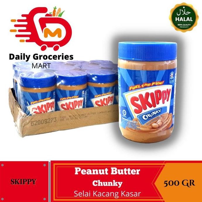 

Produk Baru!! Selai Kacang Kasar SKIPPY Chunky Peanut Butter 500Gr