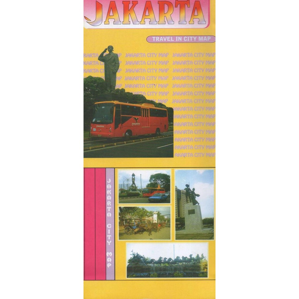 

ready stock Peta Jakarta Travel Map