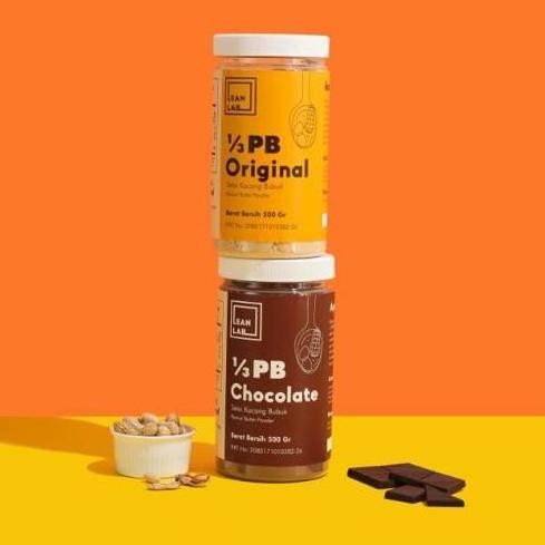 

Produk Baru!! Lean Lab Selai Kacang Bubuk Twin Pack 500 gr x 2 Peanut Butter Powder