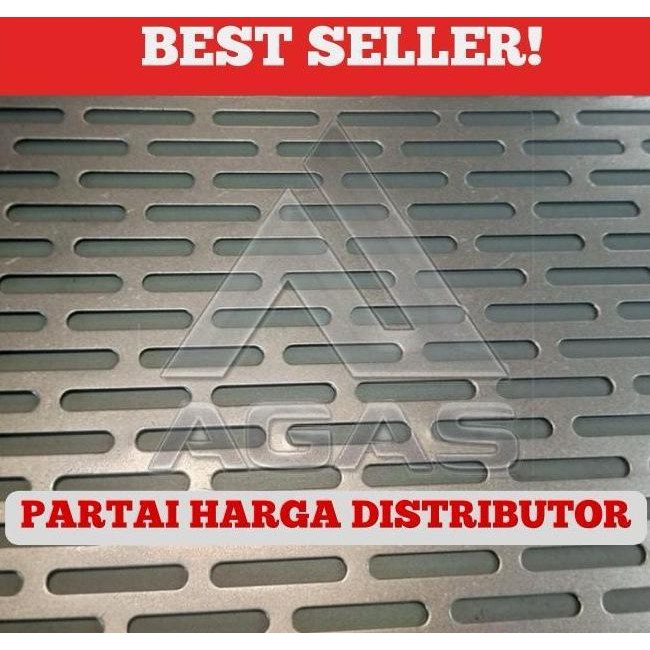 NEW Plat Lubang Besi Perforated Kapsul 5x30mm