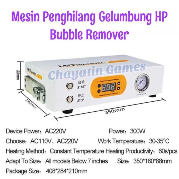 Mesin Vacum Penghilang Gelumbung - Vacuum Bubble Remover M-Triangel Sale!