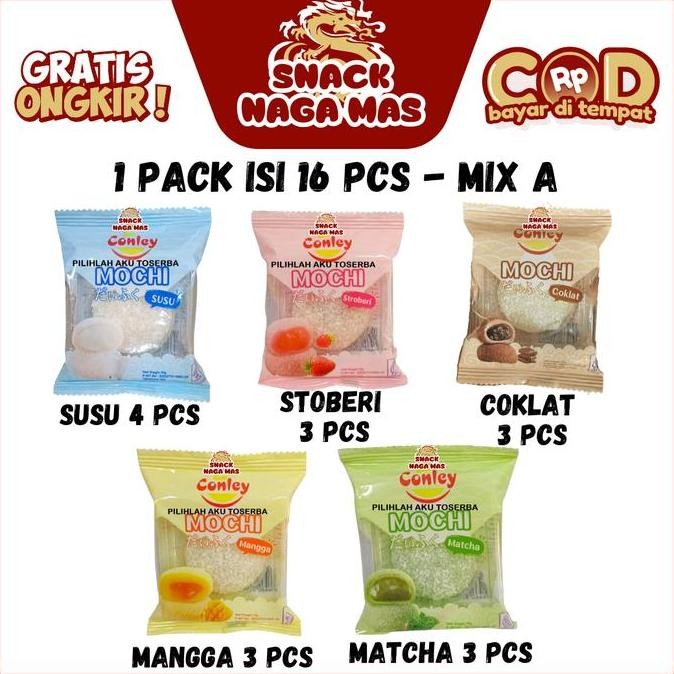 

Produk Baru!! KUE MOCHI VIRAL 16 PCS RASA MIX TEXTURE LEMBUT, KENYAL, DAN ENAK ANEKA RASA | KUE MOCI JEPANG LEMBUT TERDAPAT ISIAN SELAI