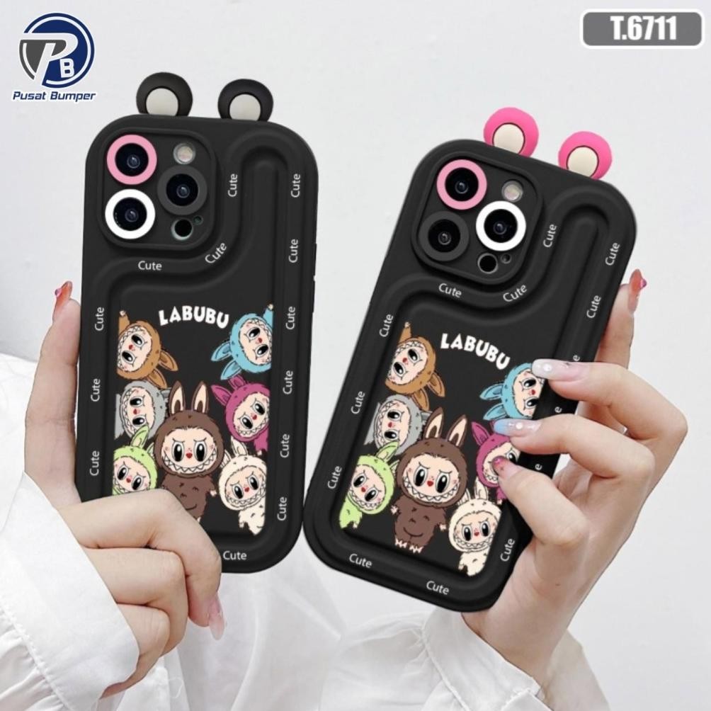 Terlaris Mega Sale Ss989 Softcase Premium Double Side Labubu Monster Kawai Casing Hp Compatible For 
