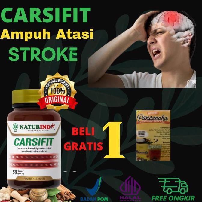 OBAT STROKE STRUK STROK RINGAN BERAT LUMPUH HERBAL AMPUH CARSIFIT