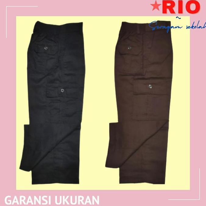 BEBAS ONGKIR - Celana PDL sd warna hitam & pramuka