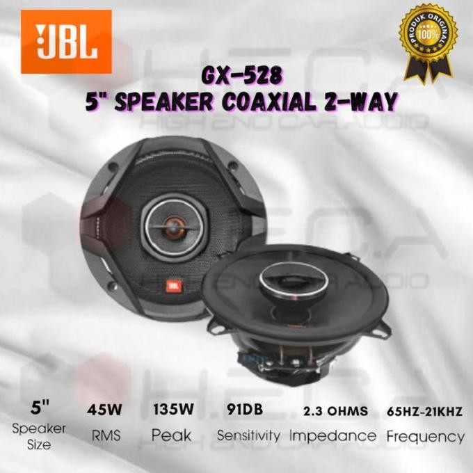 ready JBL GX-528 Speaker Coaxial 5" inch 2-Way GX528 Pintu Bawah Dashboard