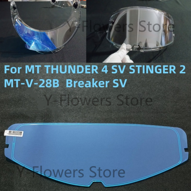 

Anti fog film voor MT THUNDER 4 SV STINGER 2 MT-V-28B Breaker SV Helmen Vizier anti kabut stiker pat