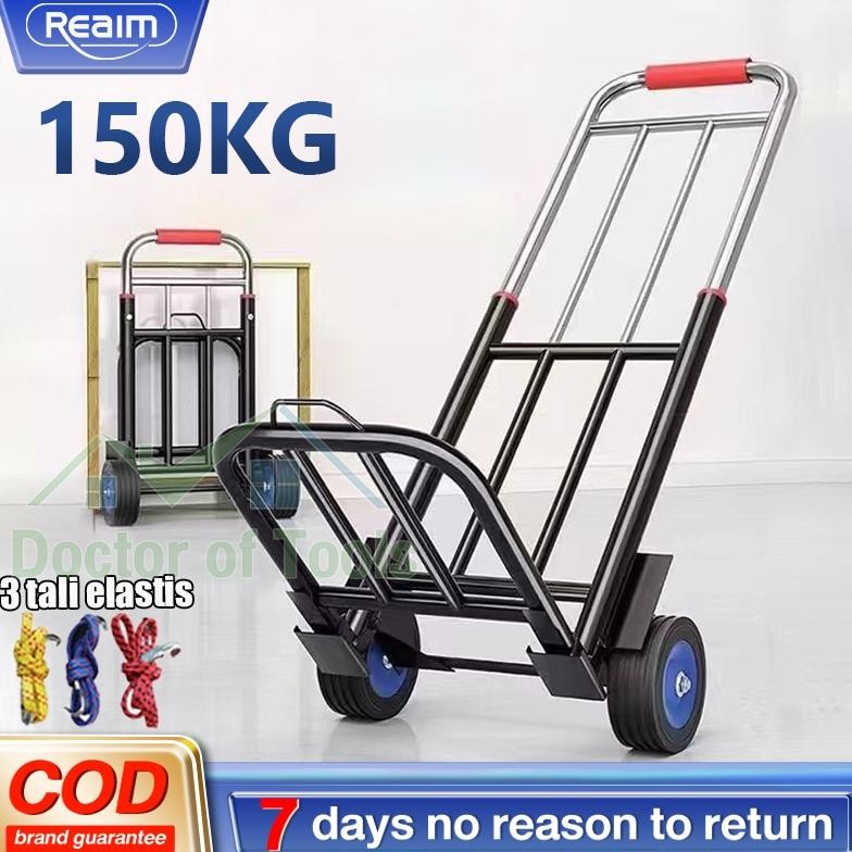 Reaim Troli / Trolley / Troly Lipat Serbaguna / Trolley Besi Lipat / Troli Galon / Troli Besi Serbag