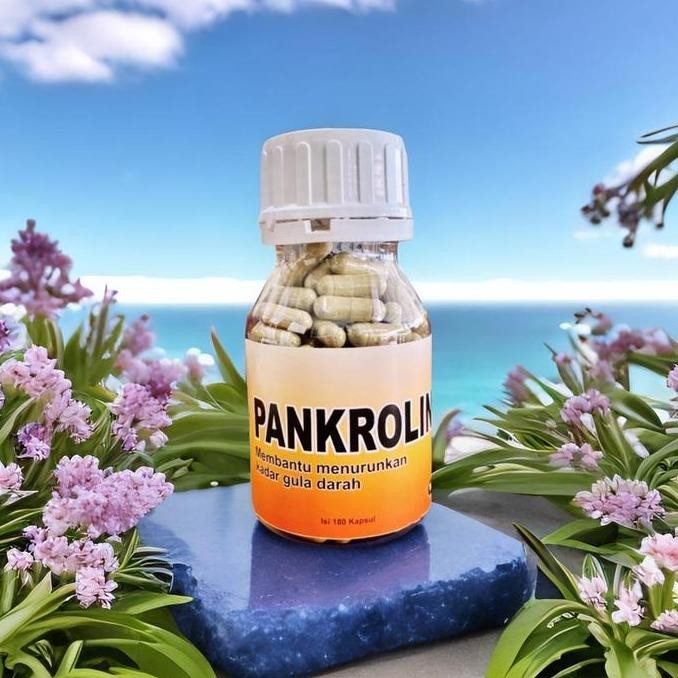 TERMURAH - Obat herbal diabetes terbaik "Pankrolin" 180 kapsul