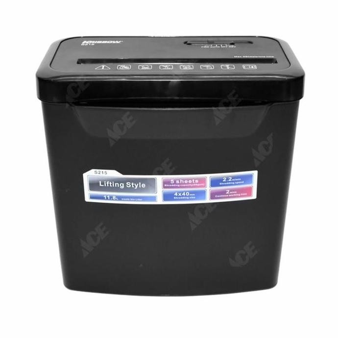 penghancur kertas krisbow paper shredder s215