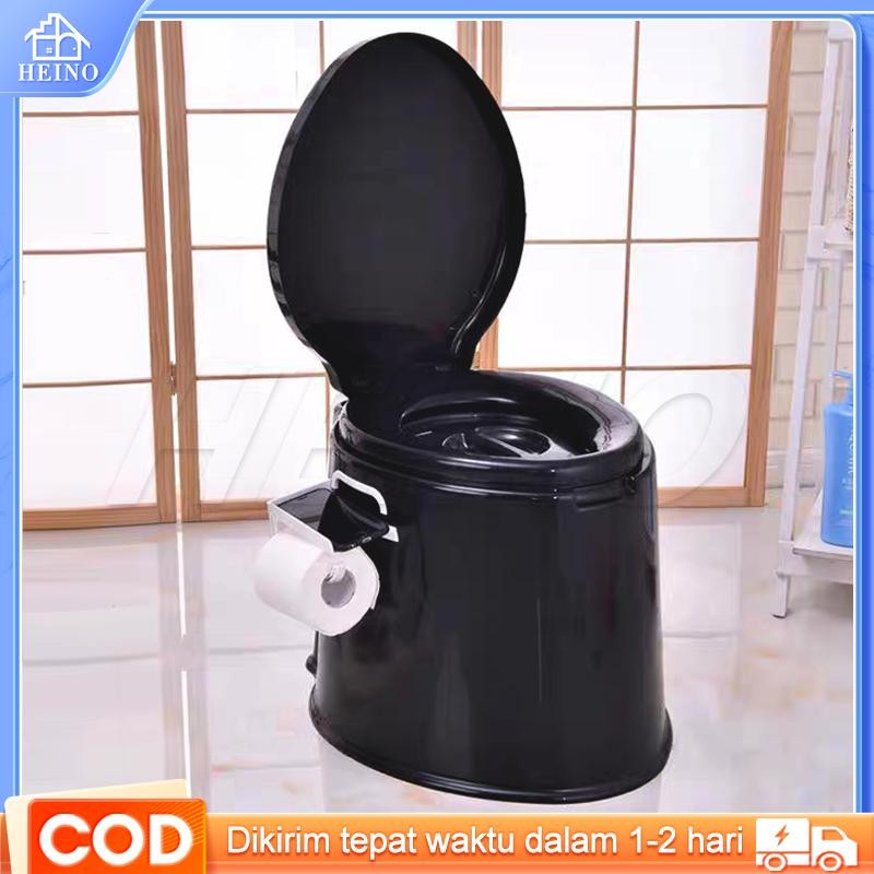 Ausat_ Heino Toilet Portable Dewasa Aman Di Gunakan Kursi Toilet Duduk Hamil Maupun Lansia Tinggi Ku