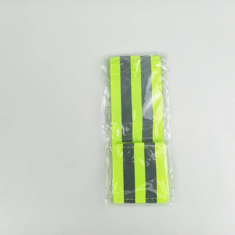 Pita Skotlet Scotlight Kain / Reflective Kain Lebar 5 Cm Hijau Stabilo  Safety Reflective Arm Band S