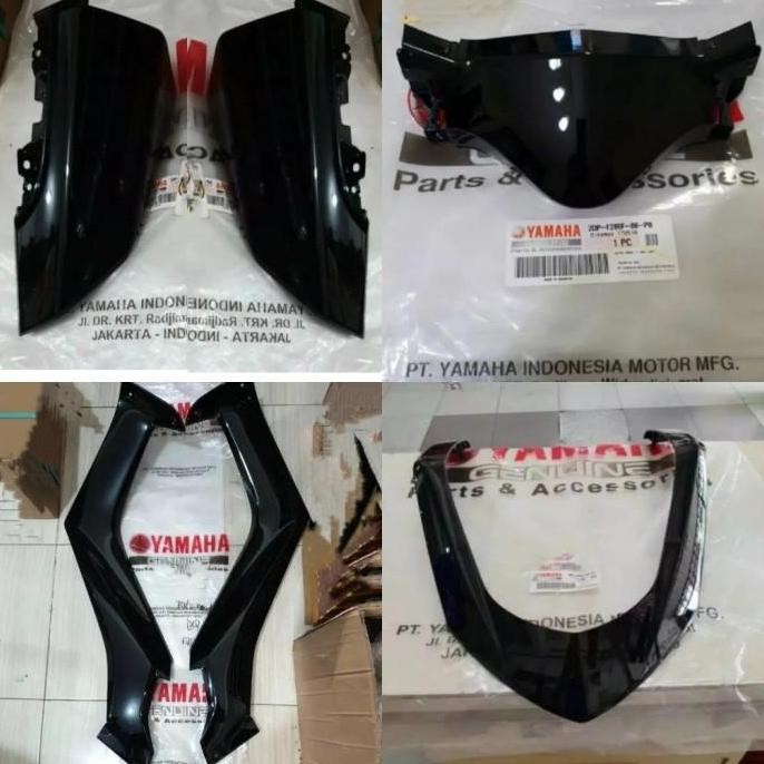 PAKET BODY DEPAN NMAX OLD LAMA HITAM METALIK YGP