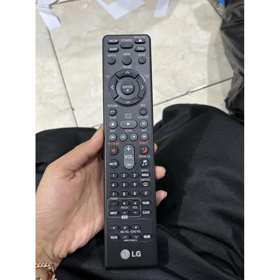 REMOTE REMOT DVD HOME TEATER LG AKB37026812 ORIGINAL ASLI