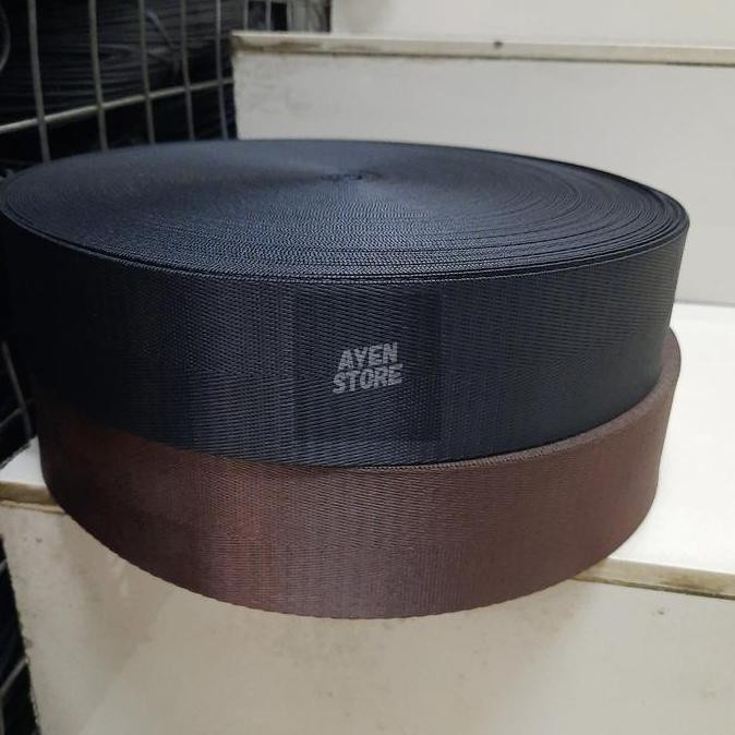 Webbing Nylon 5 Cm Motif Herringbone (Per Roll / 45 M). Webbing Panah Hits