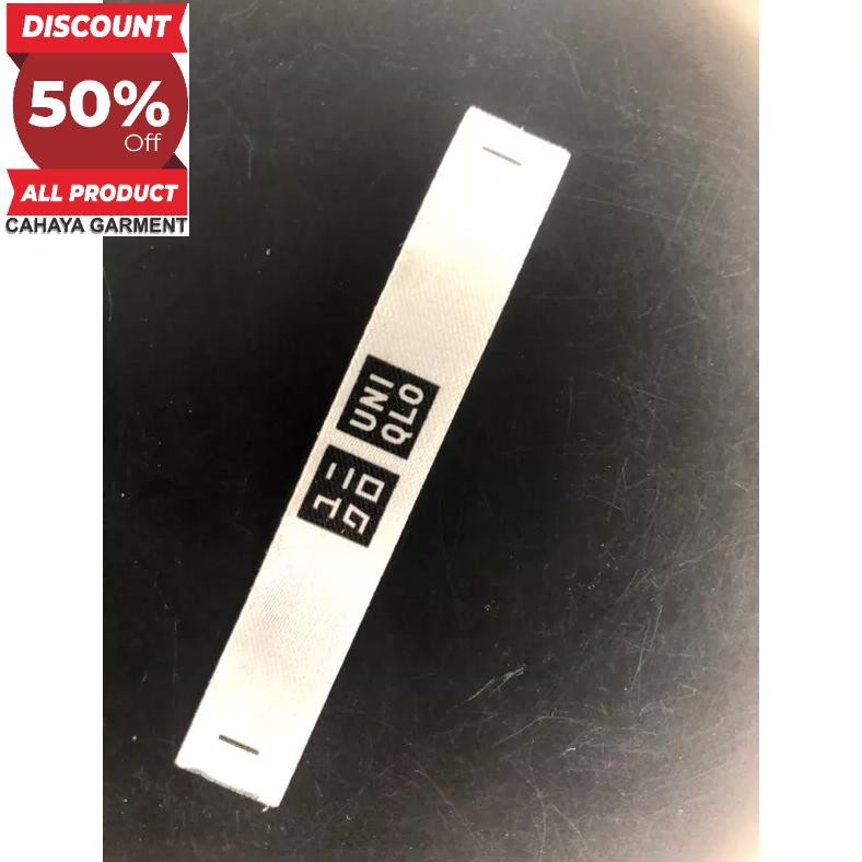 

terlaris uniqlo care label wash tag super premium co 1x di kirim 600pcs murah